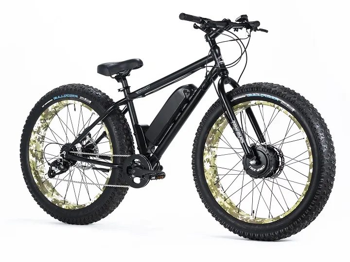 BRONX クロスバイク ブラック Fat Tire美品 自転車 26BRONX-4.0 マットブラック×ブラックリム ブロンクス ファット