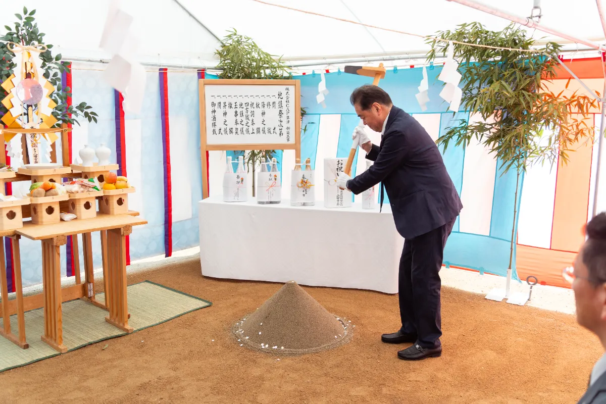 全国新工場・プラント計画 2023年版 新工場建設に向けた地鎮祭を執り行いました