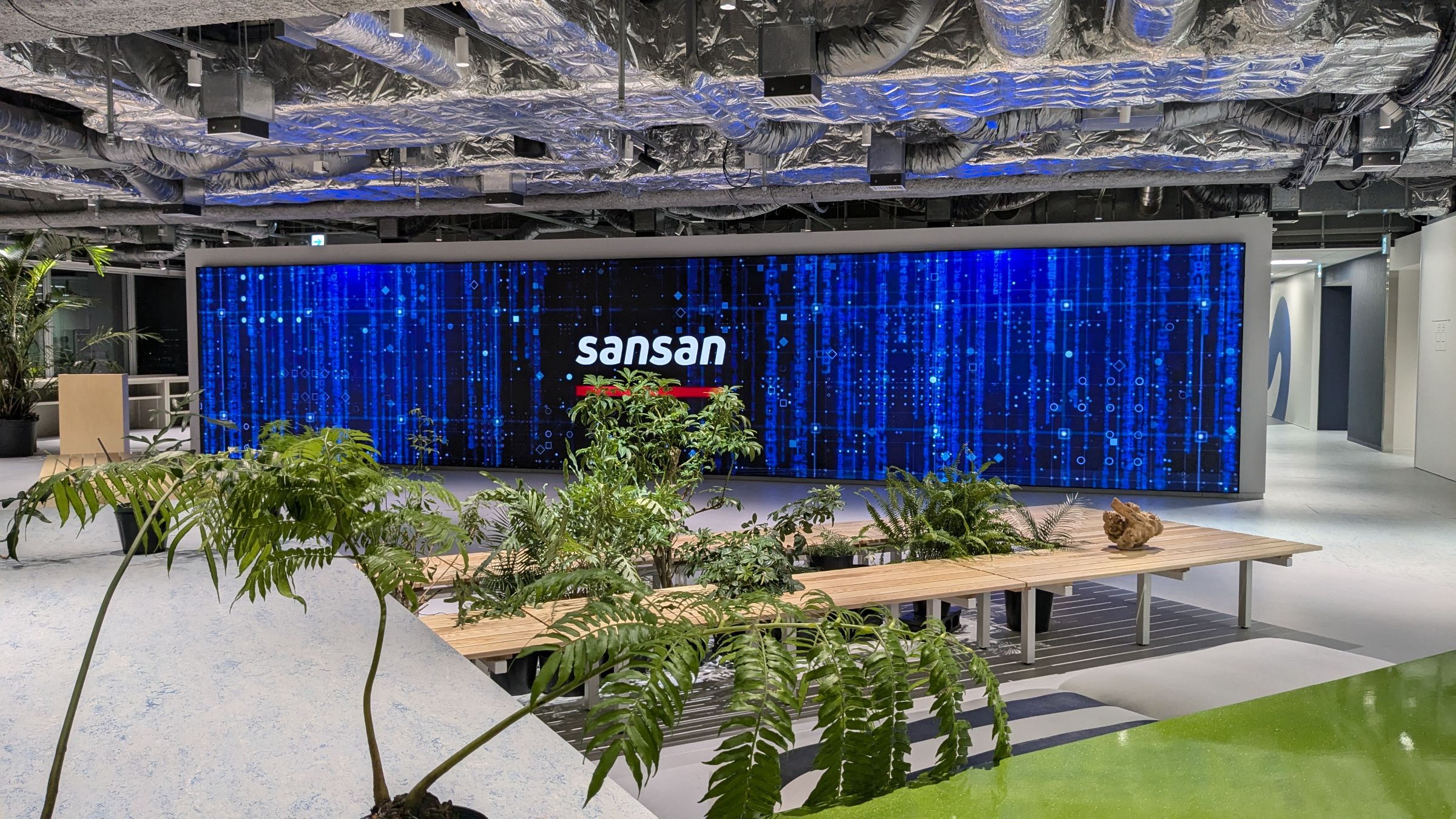 会場は移転したばかりで非常にお洒落なSansan株式会社の本社オフィス