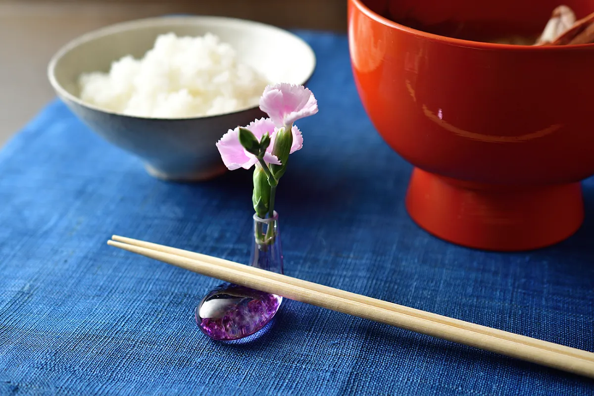 一輪挿し箸置き ｜伊豆生活