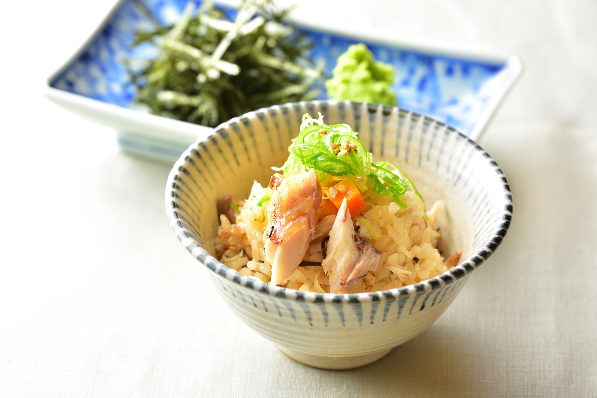 アジの干物炊き込みご飯