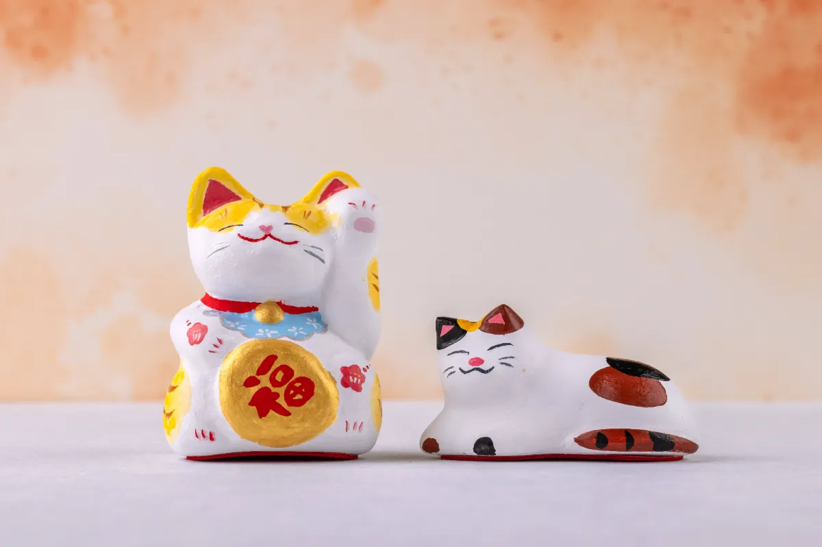 招き猫 垂水人形 垂水人形の絵付け体験 | 猫神社 | 仙巌園