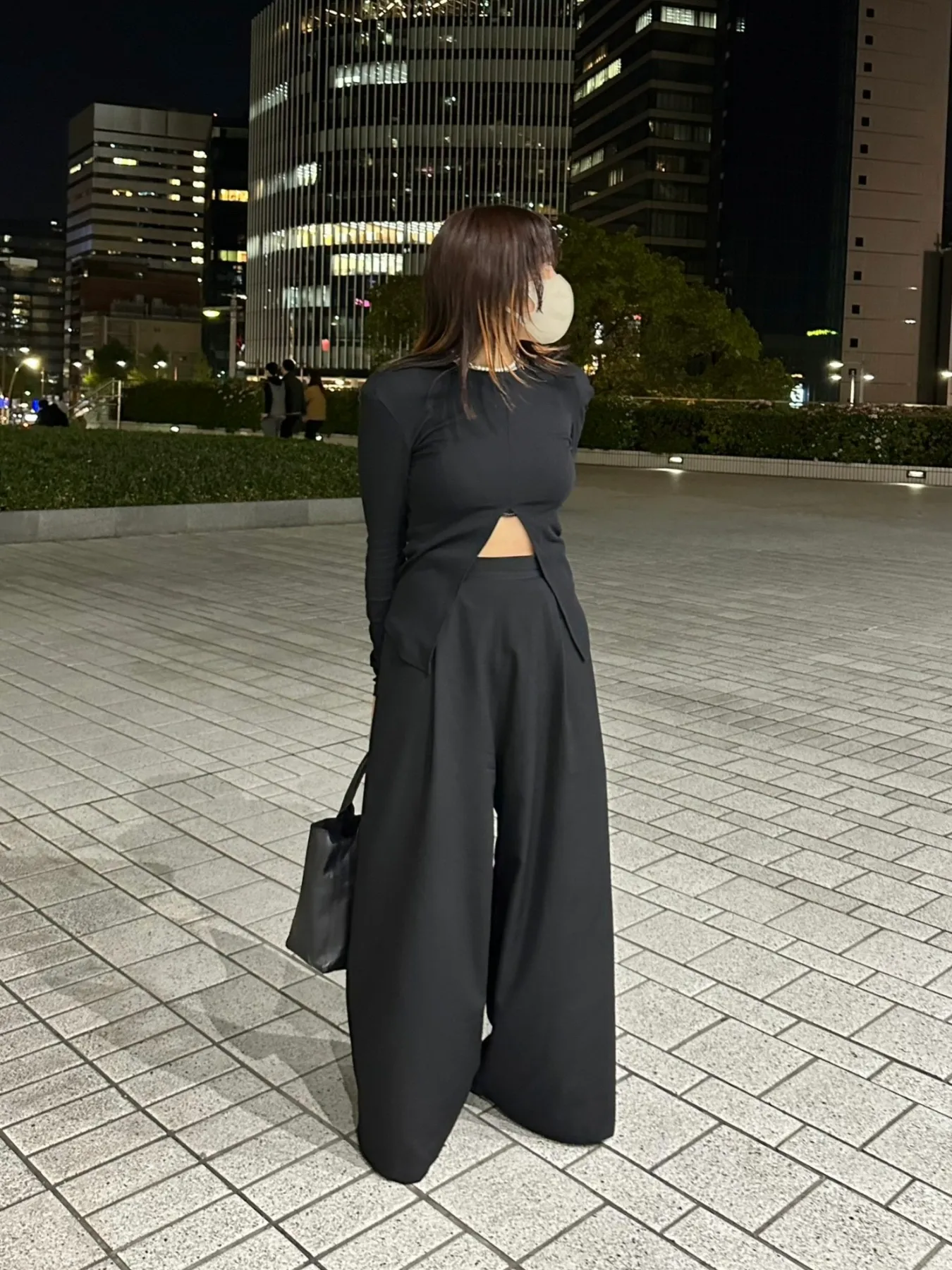 イッセイミヤケ ISSEY MIYAKE プリーツパンツ ボトムス グレー L