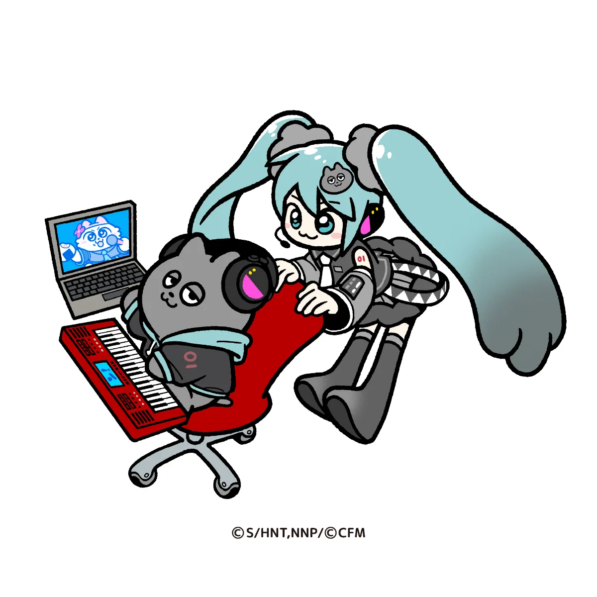 初音ミク×ンめねこのコラボ決定！