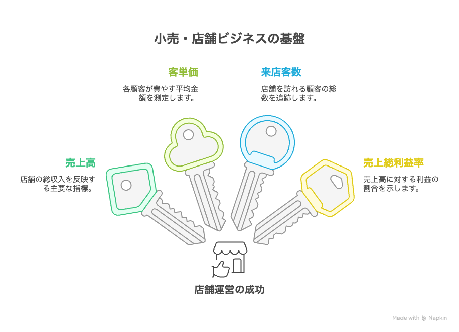 Zaimo.ai | 【小売・店舗経営者必見】数字で読み解く成功戦略——重要KPI