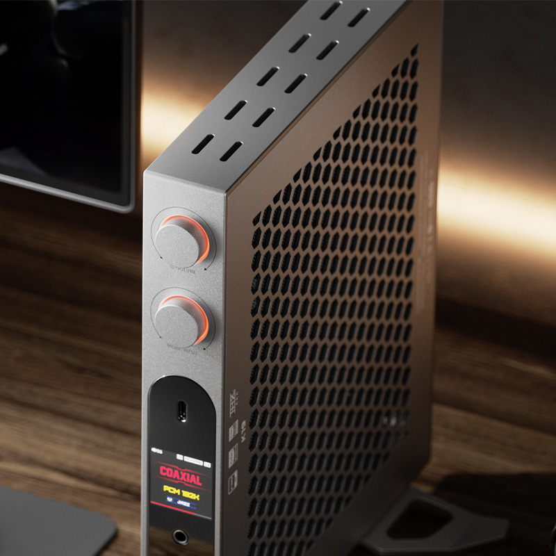 最新DACチップ「ES9039SPRO」を2基搭載、デスクトップオーディオ