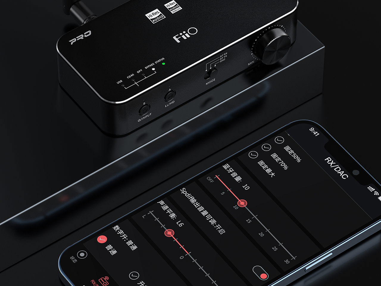 【新品未使用】FiiO BTA30 Pro レシーバー トランスミッター DAC アウトレット品》 FIIO BTA30 Pro Bluetooth ワイヤレス