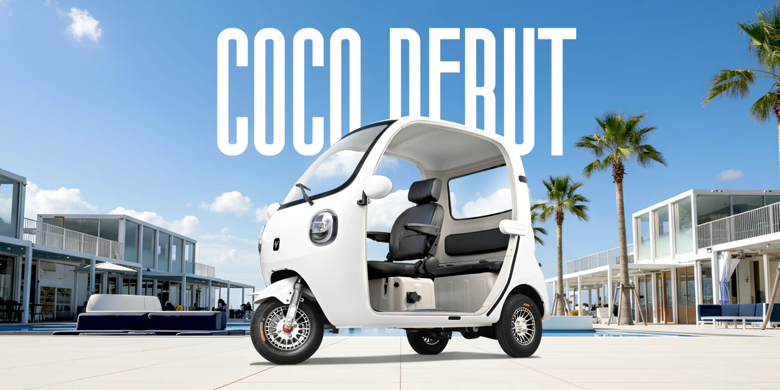 ビベルCOCO｜3人乗り屋根付き電動トライク（電動トゥクトゥク）｜普通