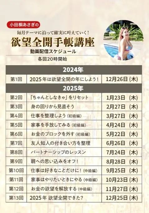 小田桐あさぎ 欲望全開講座2025 with ROLA 小田桐あさぎ 欲望全開講座2025 with ROLA