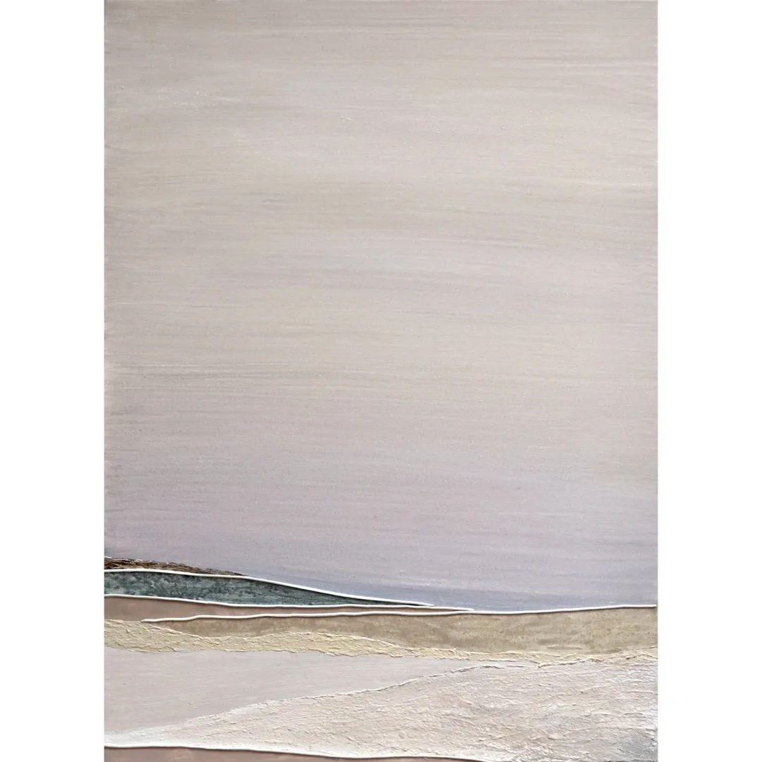 H*O様 抽象画 顔の集合 油彩画 between gallery