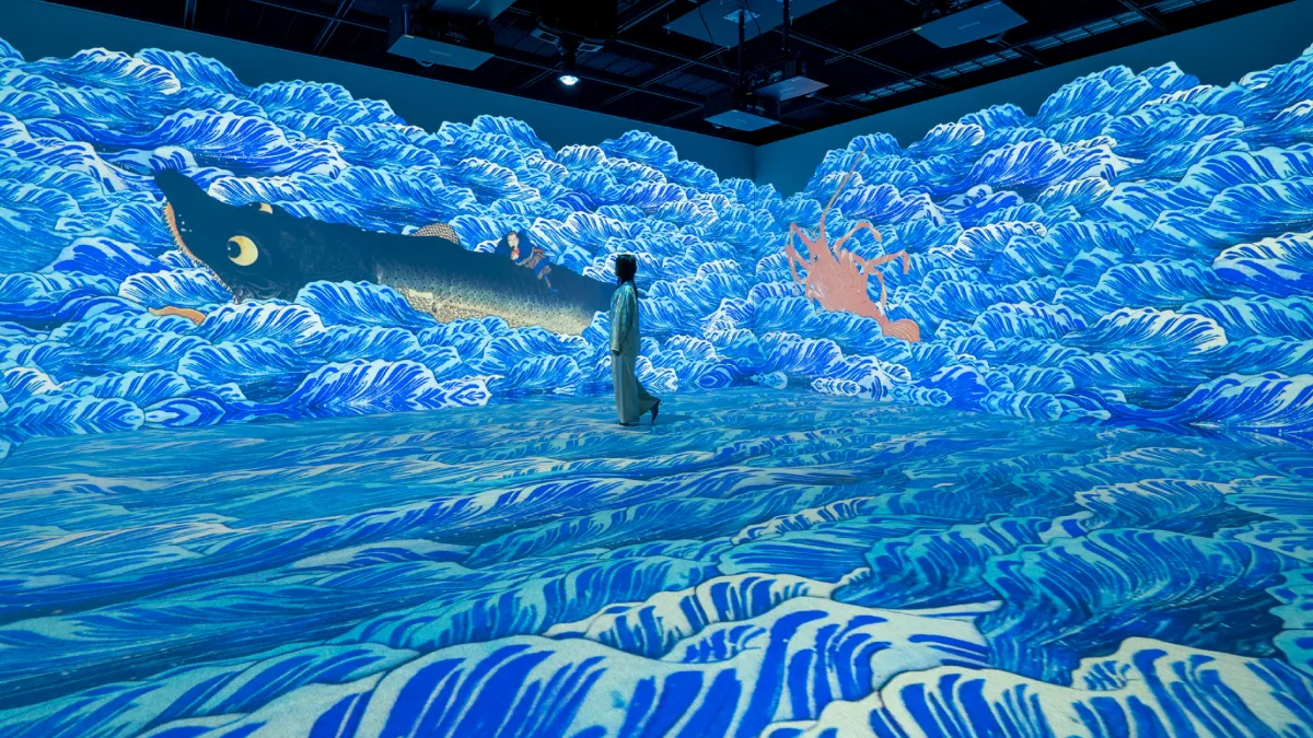 KUNIYOSHI IMMERSIVE ART in 歌川国芳展」 ｜HITOHATA