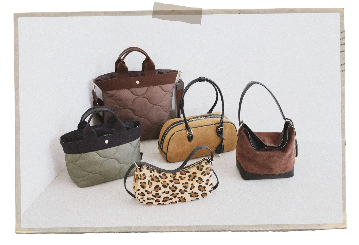 SOFTLY INTO AUTUMN 秋の装いを完成させる、最愛バッグ図鑑