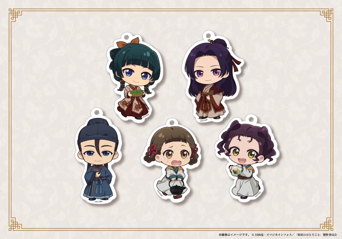 薬屋のひとりごとカフェ コラボ アクリルスタンド 猫猫 壬氏 限定 特典 薬屋のひとりごとカフェ コラボ アクリルスタンド 猫猫 壬氏