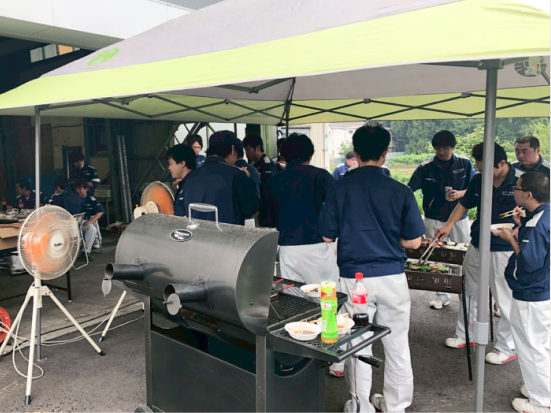 社員によるサークル活動の様子