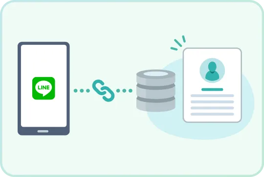 LINEミニアプリの特徴01:ID連携でユーザーごとに最適なアプローチが可能