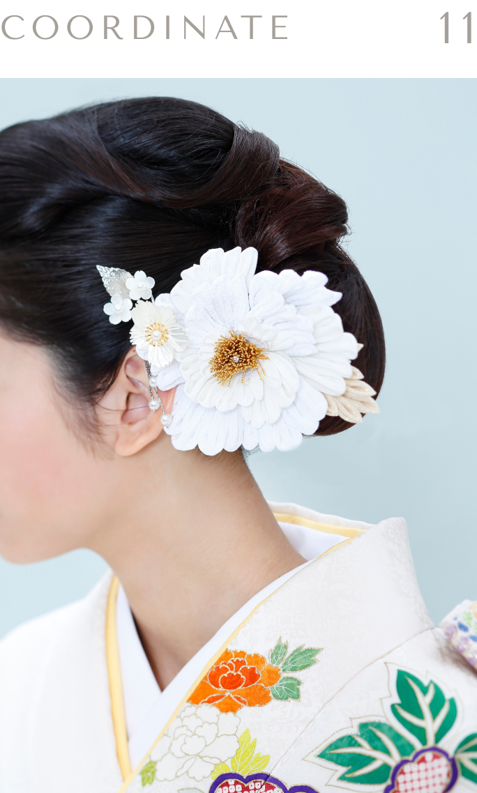成人式の髪飾りコーディネート ｜ かづら清老舗