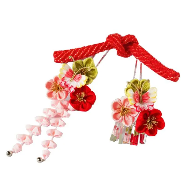 かづら清　かんざしセット　ちりめん　七五三 かづら清 かんざしセット ちりめん 七五三