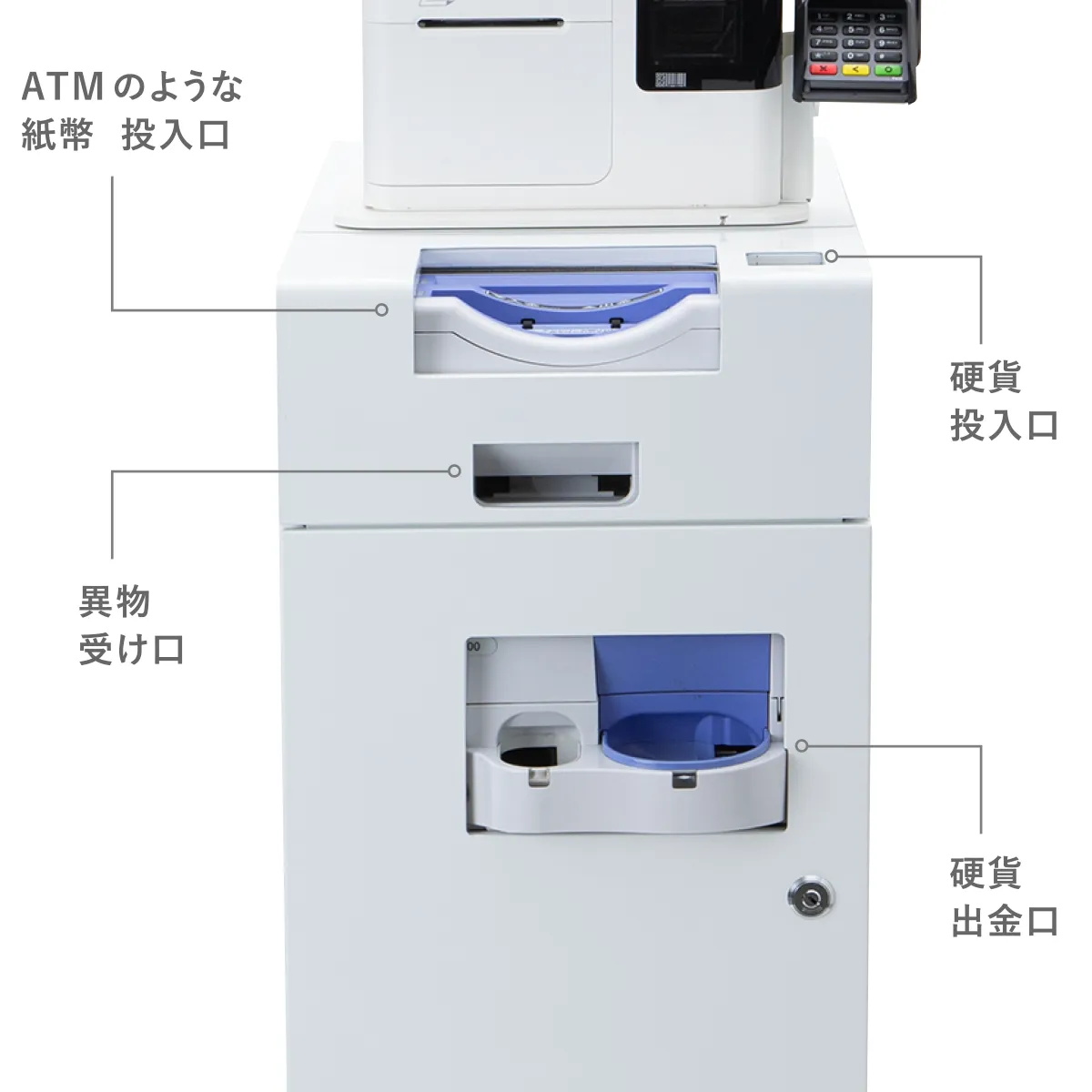 K2ローレル｜セルフレジ(15.6インチ)｜飲食店に特化したブレインのPOSレジ