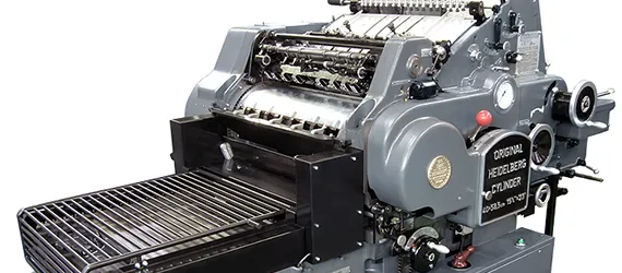 ハイデルベルグ プラテン機 全自動平圧式活版印刷機 T/TP HEIDELBERG
