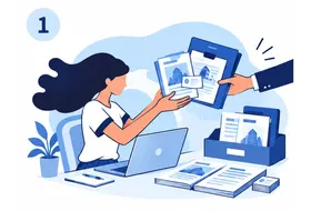 資料からサイト制作