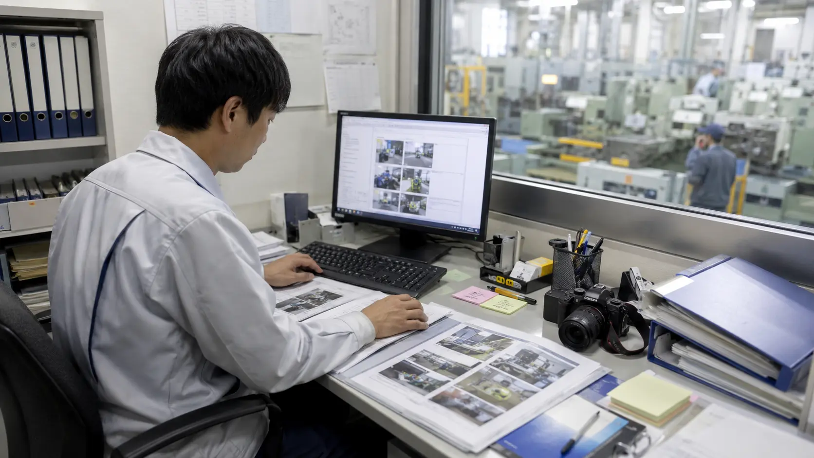従来の作業手順書作成では、人が手作業で行う必要がありました。