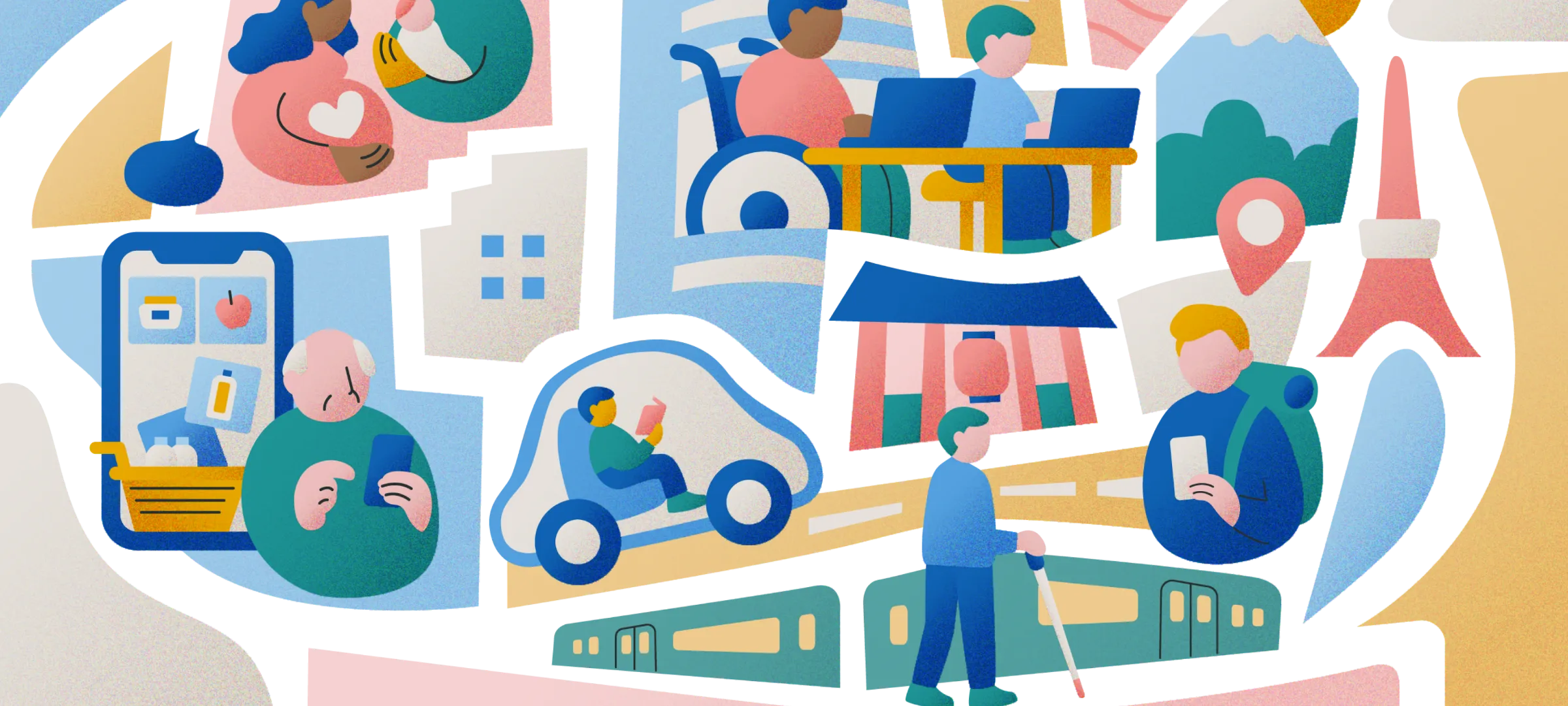 従来の市場調査アプローチと、N=1からの事業開発アプローチを比較した図。左は市場データ起点のトップダウン型、右は個人の課題体験起点のボトムアップ型で、得られる洞察や発想の違いを示している