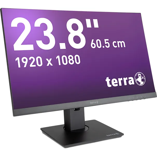 TERRA 23.8インチ モニター フルHD 2448WPV ノングレアIPS 楽天市場】液晶モニターPCディスプレイ 縦 回転 高さ調節 23.8