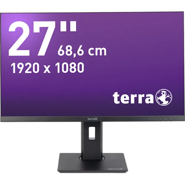 期間限定価格】TERRA 27インチ ピボット モニター IPS フルHD