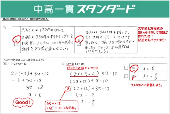 ベネッセ 進研ゼミ 中学講座 計算スピードトレーナー チャレンジ
