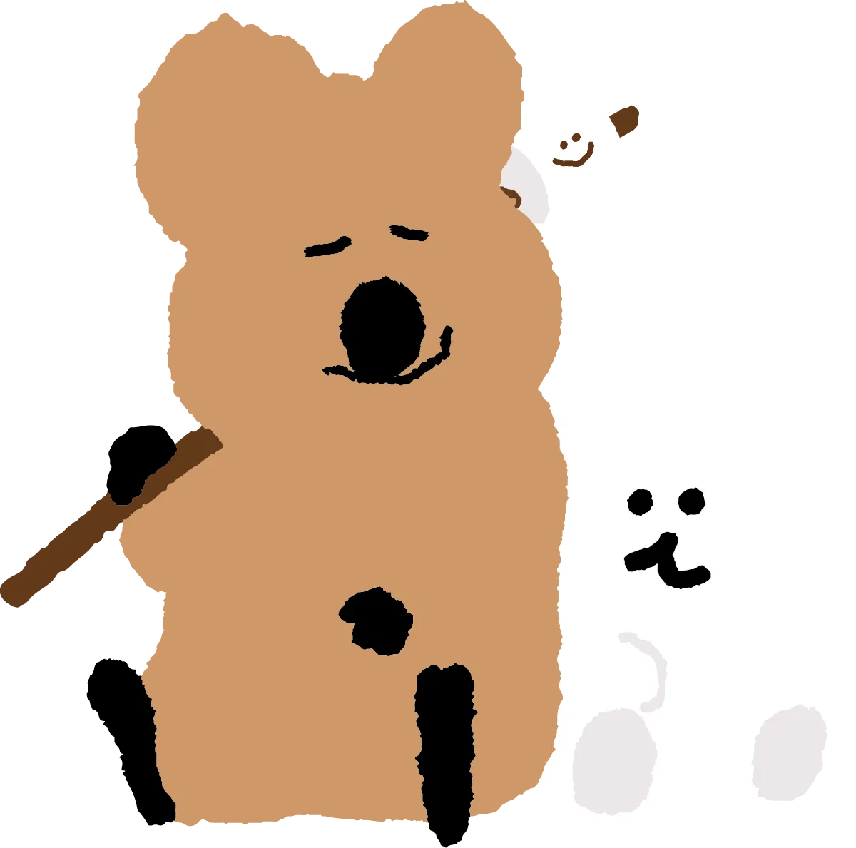 クオッカ＆ボボ ぬいぐるみ キーホルダー QUOKKA & BOBO