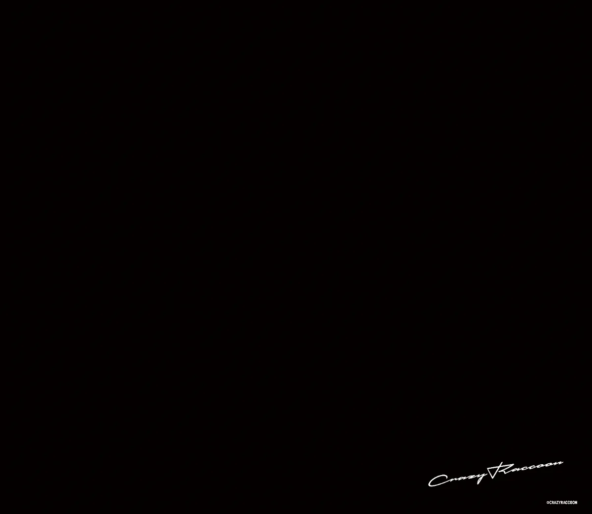 公式】Crazy Raccoon MOUSEPAD - クレイジーラクーンの