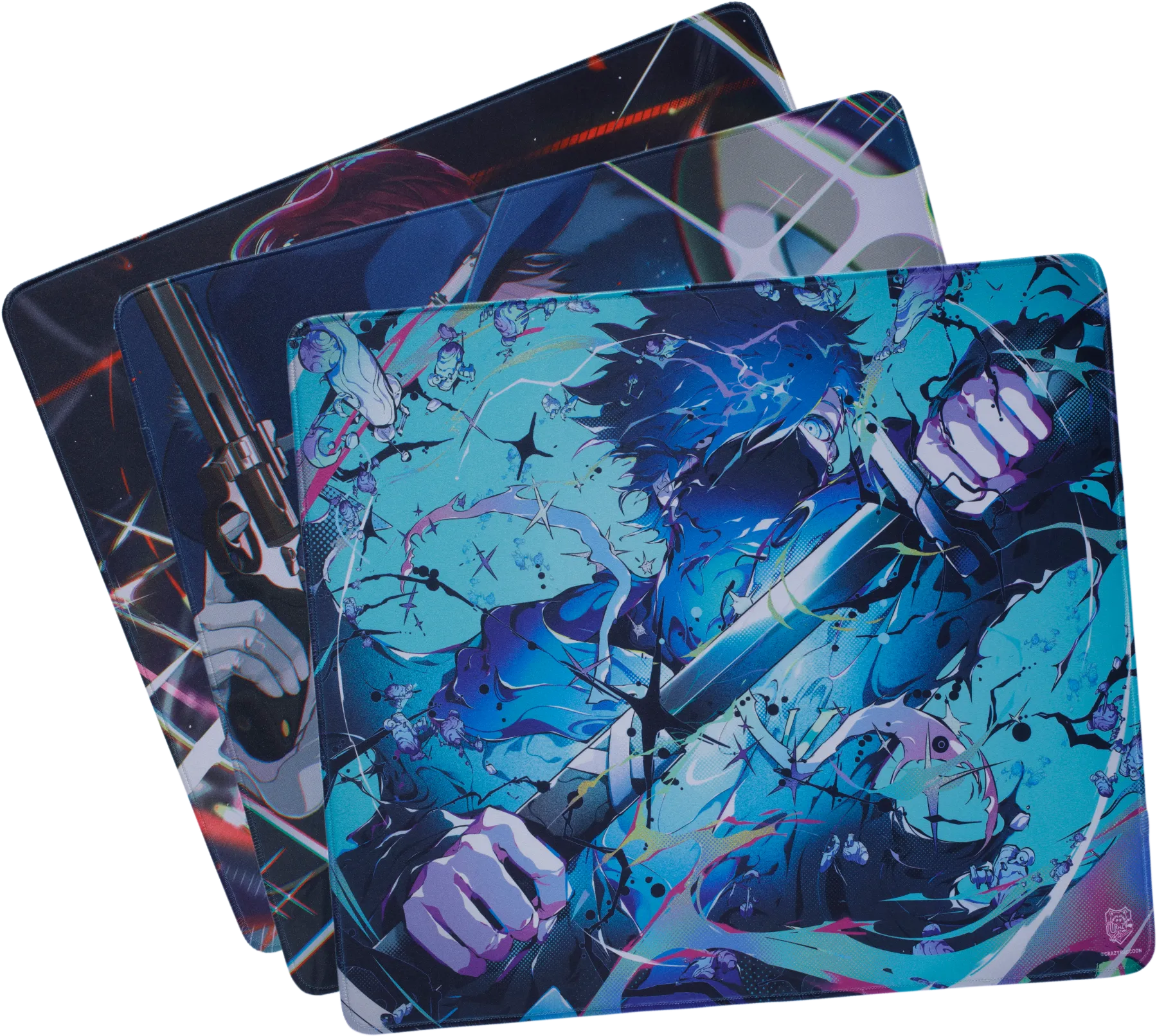 CRありさか crazy raccoon マウスパッド　3種　新品 CRありさか crazy raccoon マウスパッド 3種 新品 公式】Crazy