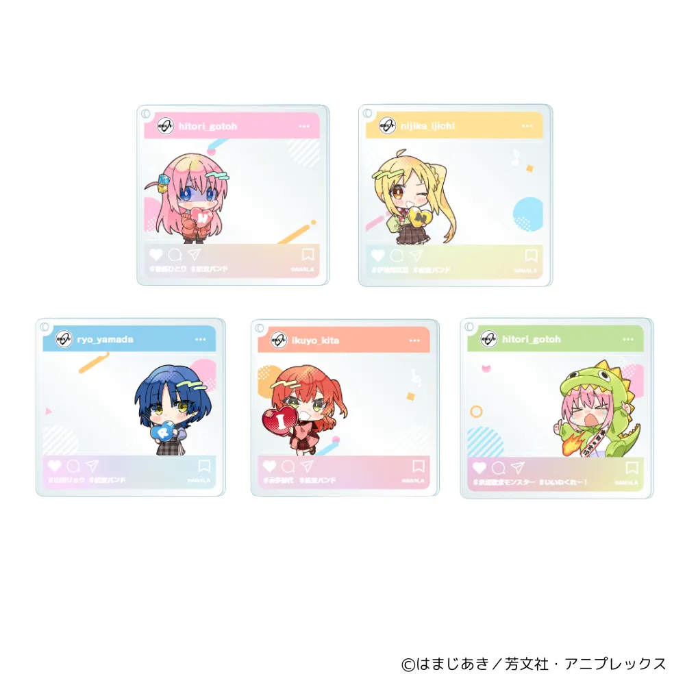 アニメ「ぼっち・ざ・ろっく!」× and GALLERY Collaboration アニメ「ぼっち・ざ・ろっく!」× and GALLERY Collaboration