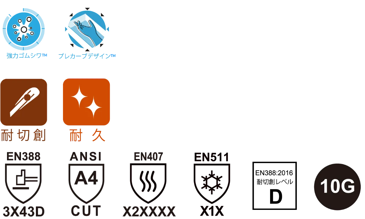ZI-733|耐接触熱性と耐切創 耐久性を実現|株式会社ウィード ZI-733|耐接触熱性と耐切創 耐久性を実現|株式会社ウィード