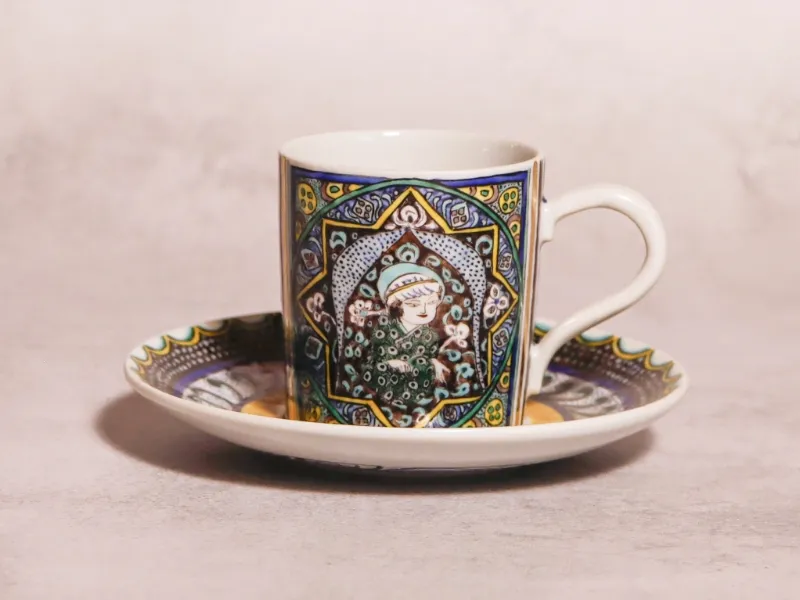 九谷焼　東山窯　吉崎英治作　酒器 九谷焼 東山窯 吉崎英治作 酒器