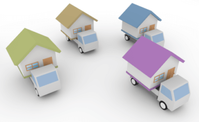 引っ越しを表現している画像