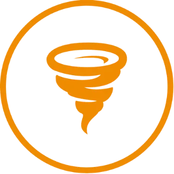 大風上陸イメージアイコン