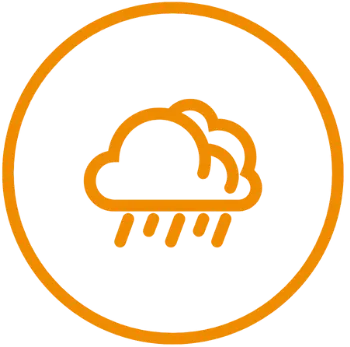 大雨特別警報時イメージアイコン