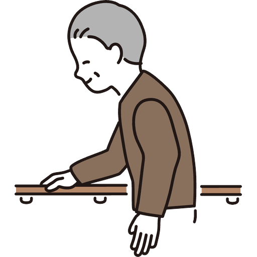 手すりのイラスト