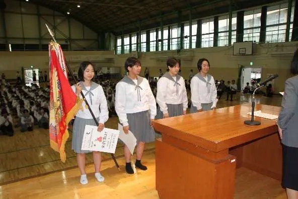 県総体表彰式 報告会