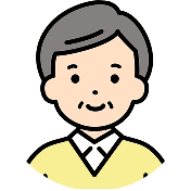 男性高齢者のイメージイラスト