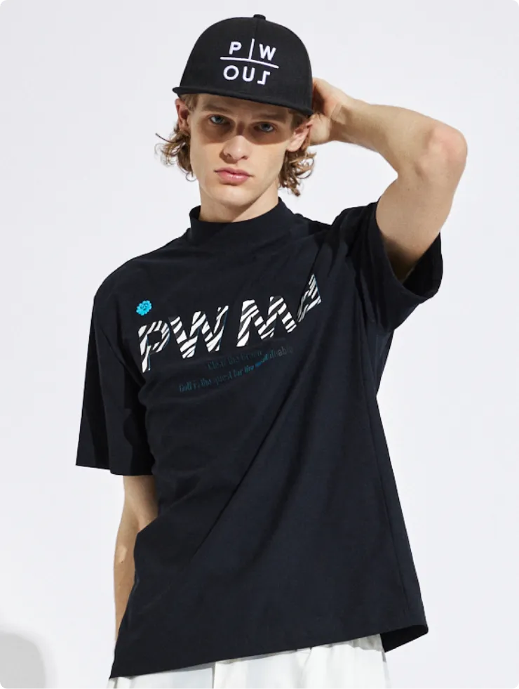 モックネックTシャツ特集|ゴルフウェアブランド PW CIRCULUS モックネックTシャツ特集|ゴルフウェアブランド PW CIRCULUS