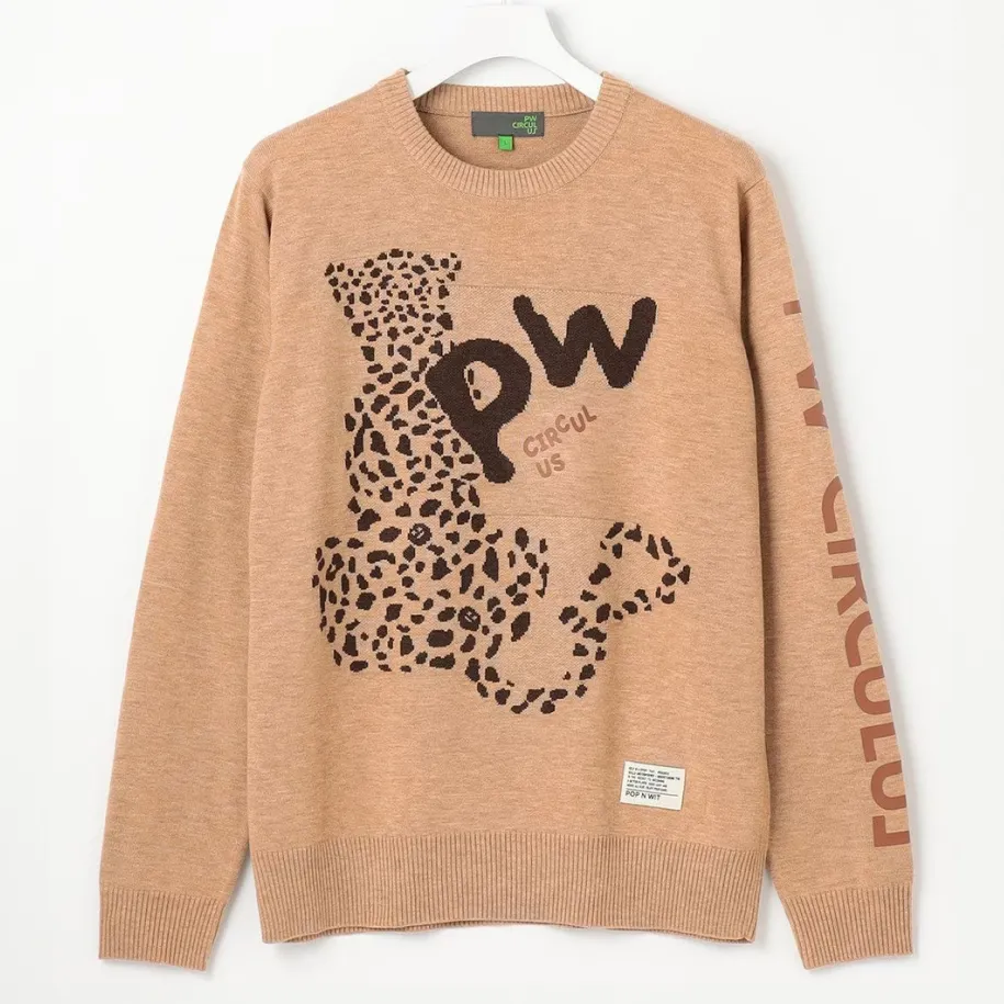 pw circulus ゴルフ DEER MOTIF KNIT 美品 - メルカリ