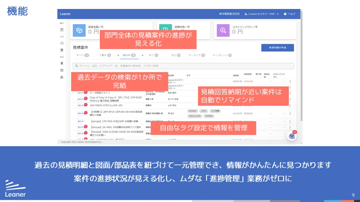 3分でわかるLeaner見積（リーナー見積） | Leaner見積（リーナー見積