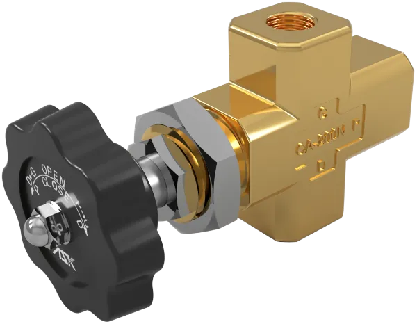 ドレン付ニードル式ゲージバルブ CA