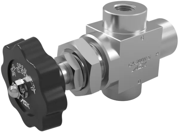 ドレン付ニードル式ゲージバルブ CA