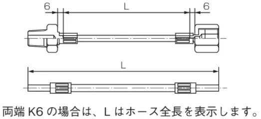 小口径高圧ナイロンホース NH