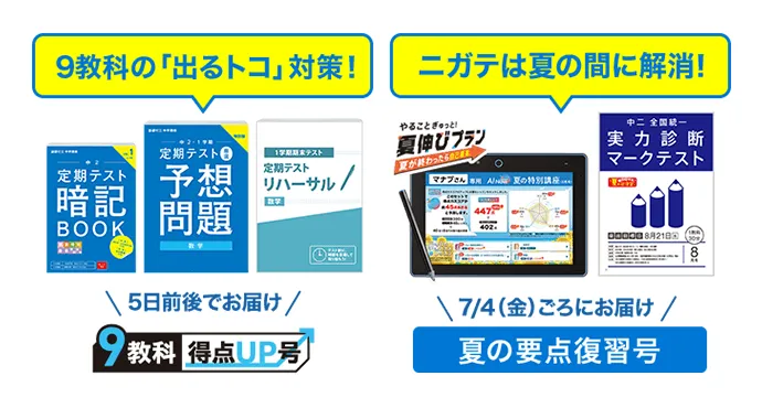 中二講座 | 進研ゼミ中学講座 | 中学2年生向け通信教育