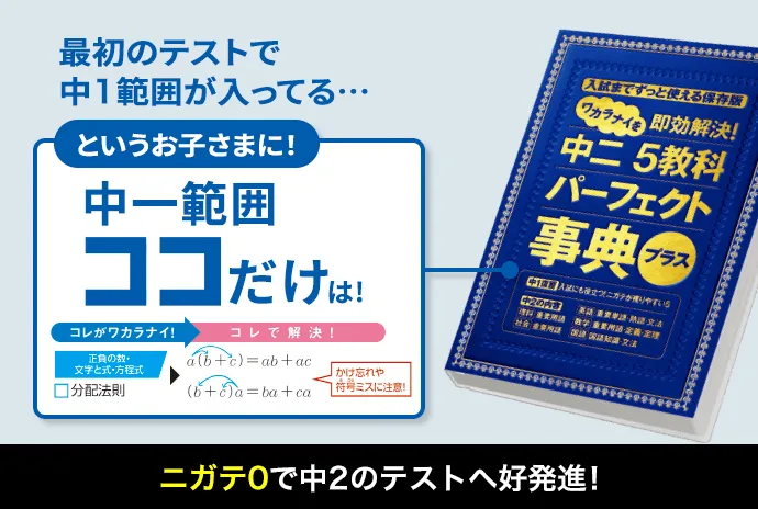 中二講座 | 進研ゼミ中学講座 | 中学2年生向け通信教育・タブレット 