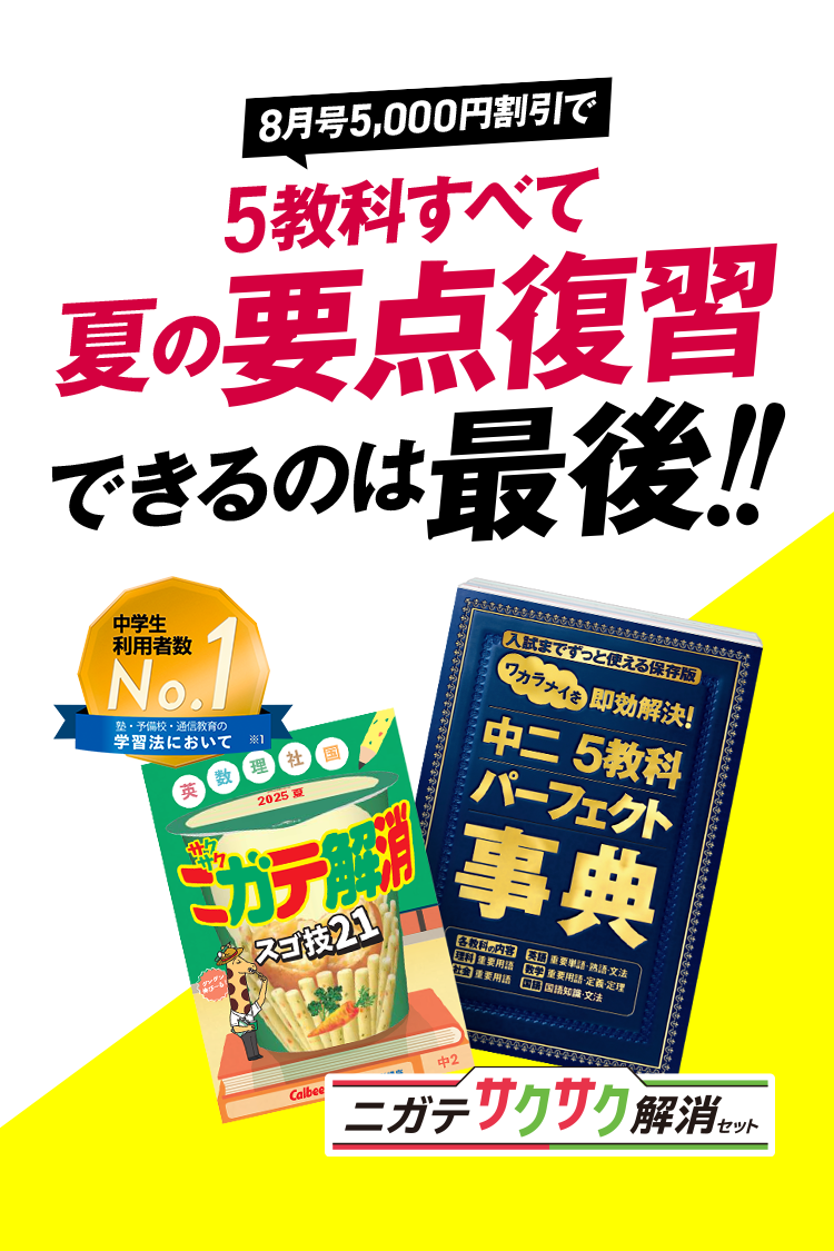 進研ゼミ　中学講座　中学1年生　二年生　三年生 中二講座 | 進研ゼミ中学講座 | 中学2年生向け通信教育